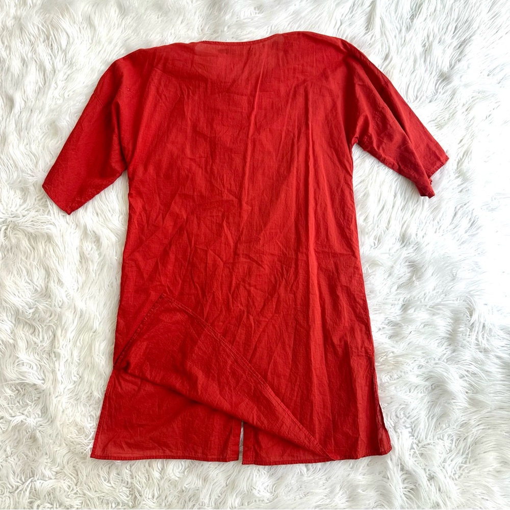Gudrun Sjõden dress Orange/Red Size Medium Cotton - Picture 12 of 15